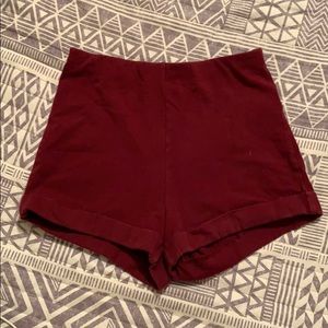 high waisted spandex shorts